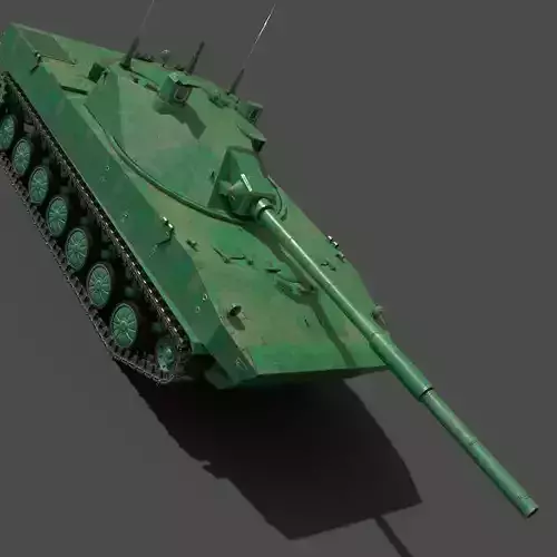 Sprut SD Light Tank Free low-poly 3D model