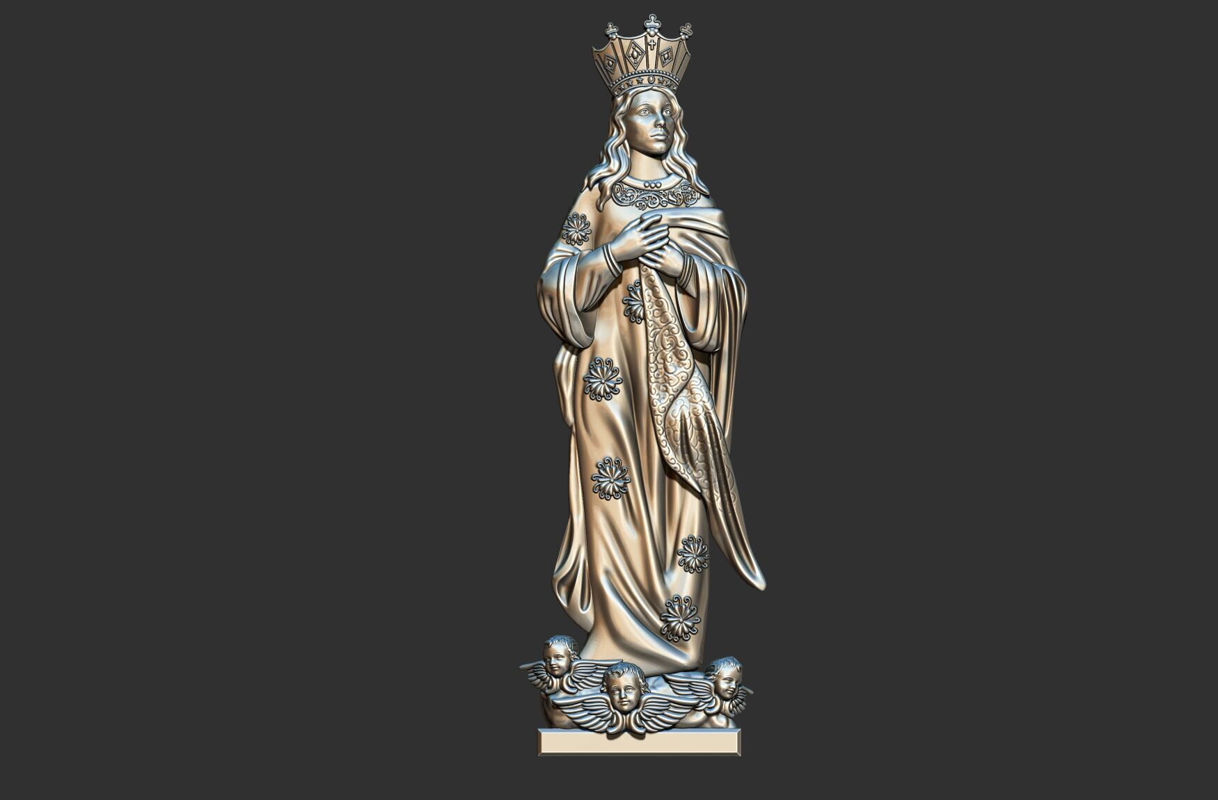 Our Lady of the Immaculate Conception - Imaculada Conceicao 3D print model_1