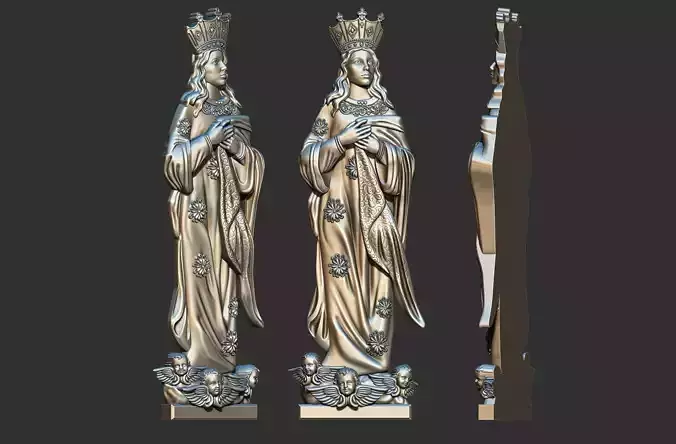 Our Lady of the Immaculate Conception - Imaculada Conceicao 3D print model