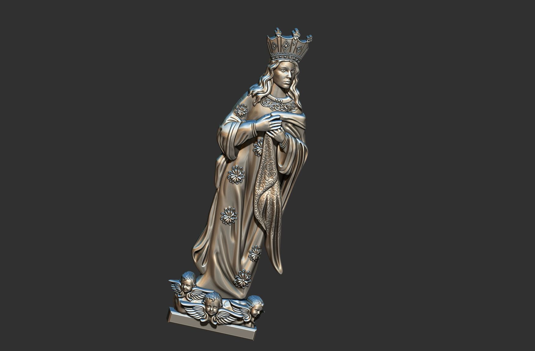 Our Lady of the Immaculate Conception - Imaculada Conceicao 3D print model_10