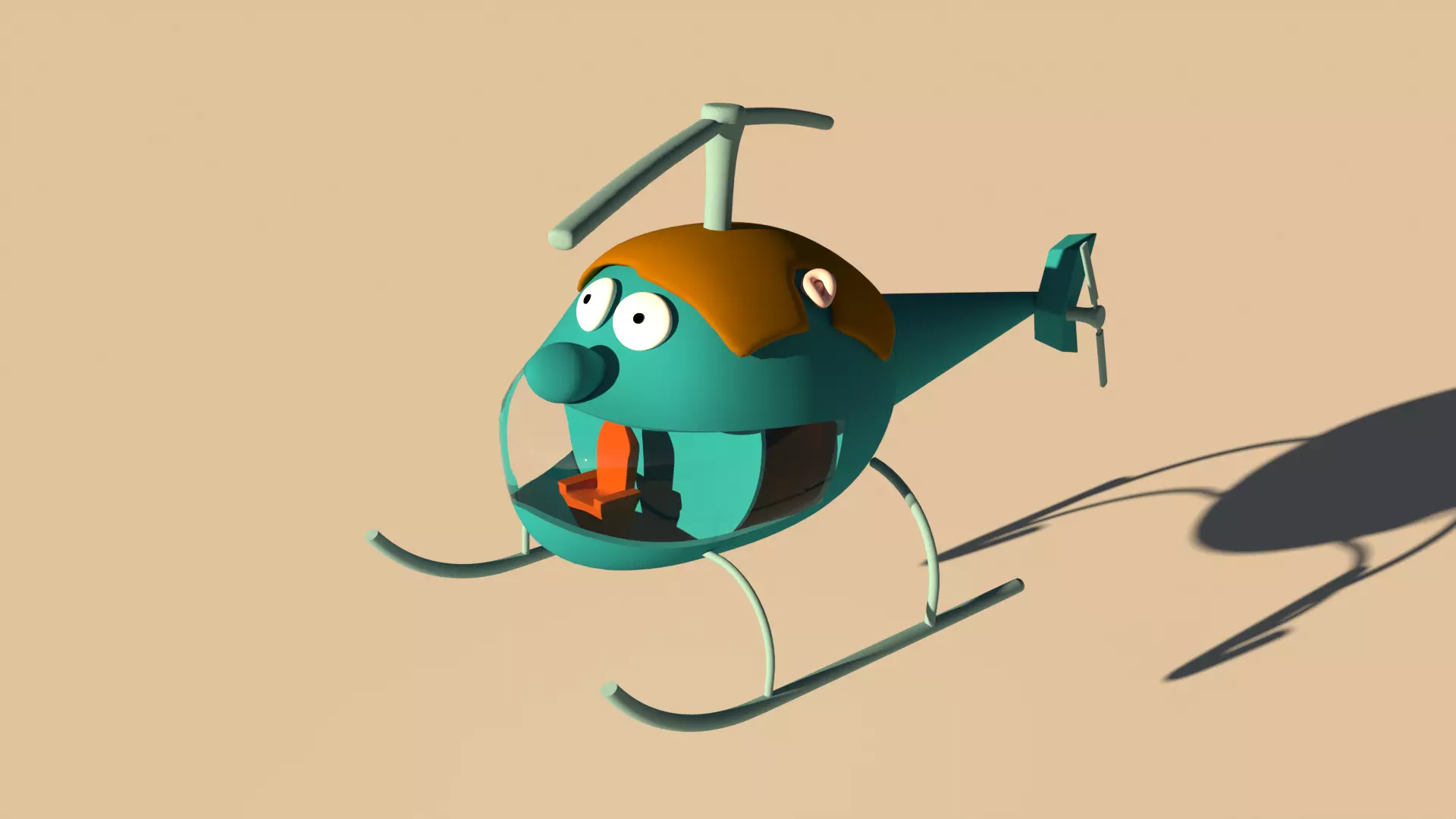 Family guy Petercopter 3D model
