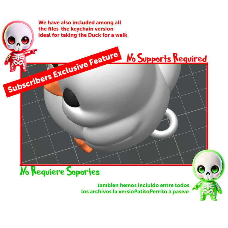 Duck Figurine 3D print model_5