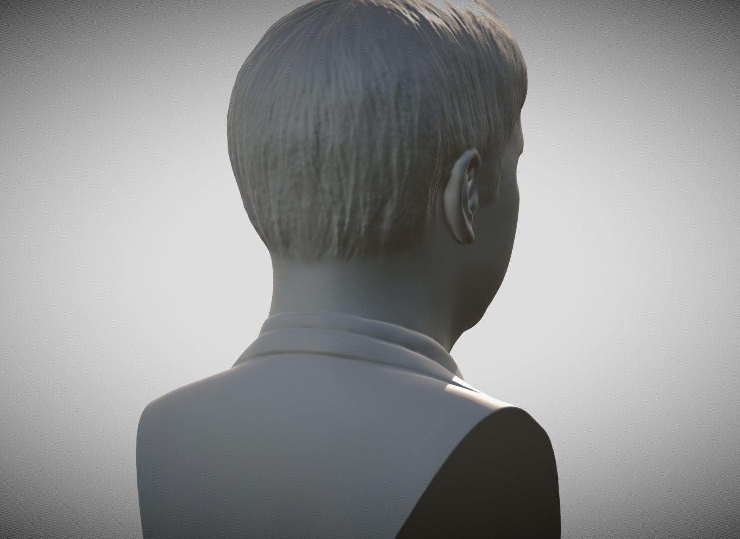 Dwight Schrute from The Office bust 3D print model_5