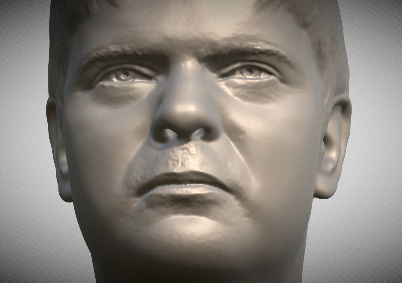 Dwight Schrute from The Office bust 3D print model_11