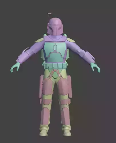 JANGO FETT Fortnite BIO Free 3D model
