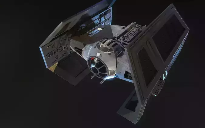 Darth Vader Tie 3D model