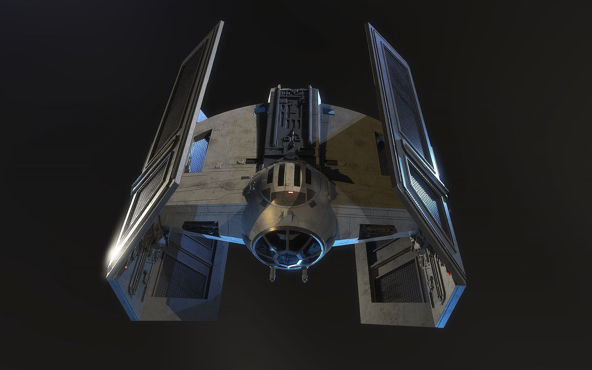 Darth Vader Tie 3D model_1