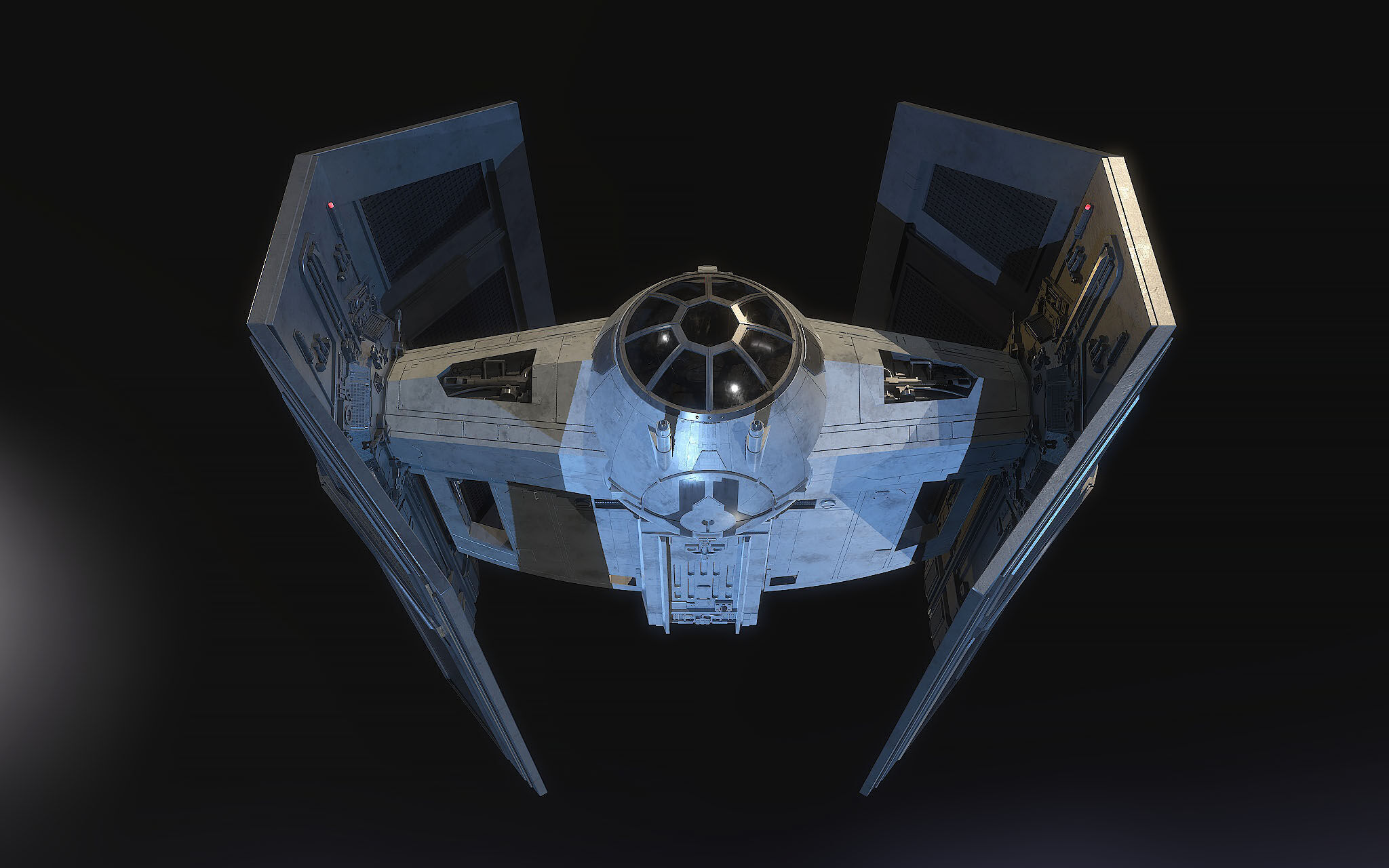 Darth Vader Tie 3D model_4