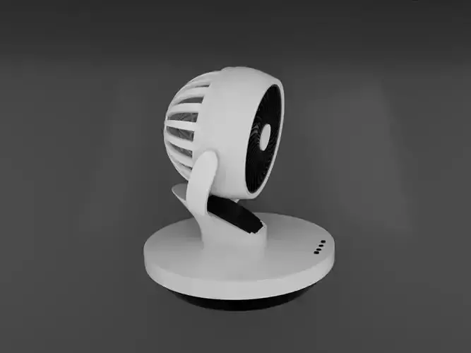 Fan Model Low-poly 3D model