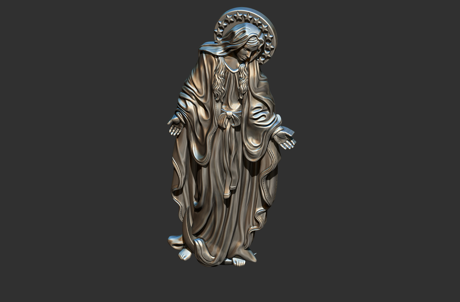 Immaculate Conception - Imaculada Conceicao 3D print model_12