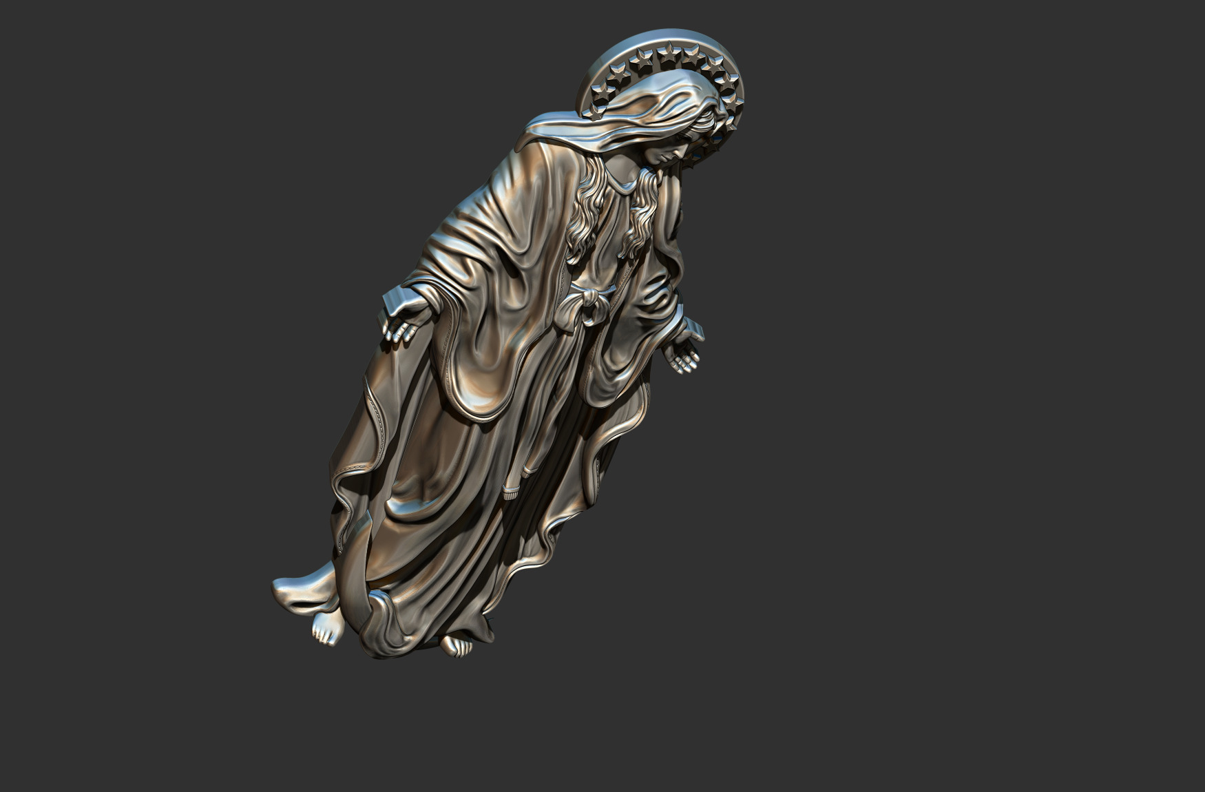Immaculate Conception - Imaculada Conceicao 3D print model_13