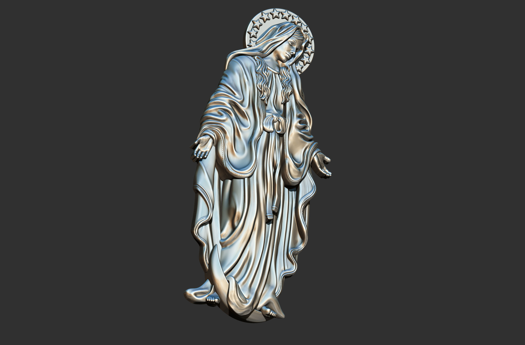 Immaculate Conception - Imaculada Conceicao 3D print model_11