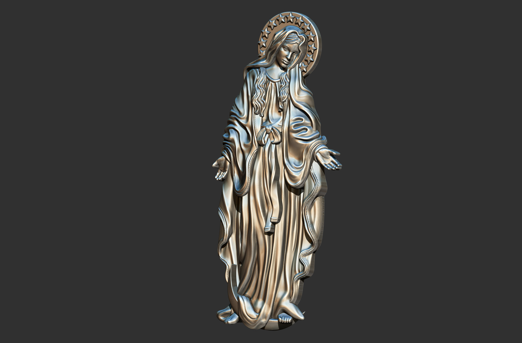 Immaculate Conception - Imaculada Conceicao 3D print model_9