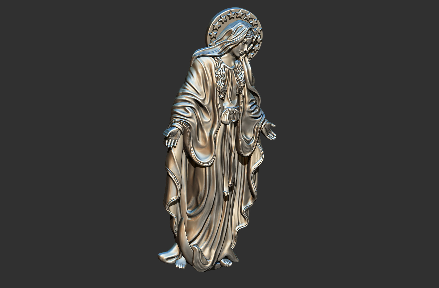 Immaculate Conception - Imaculada Conceicao 3D print model_10