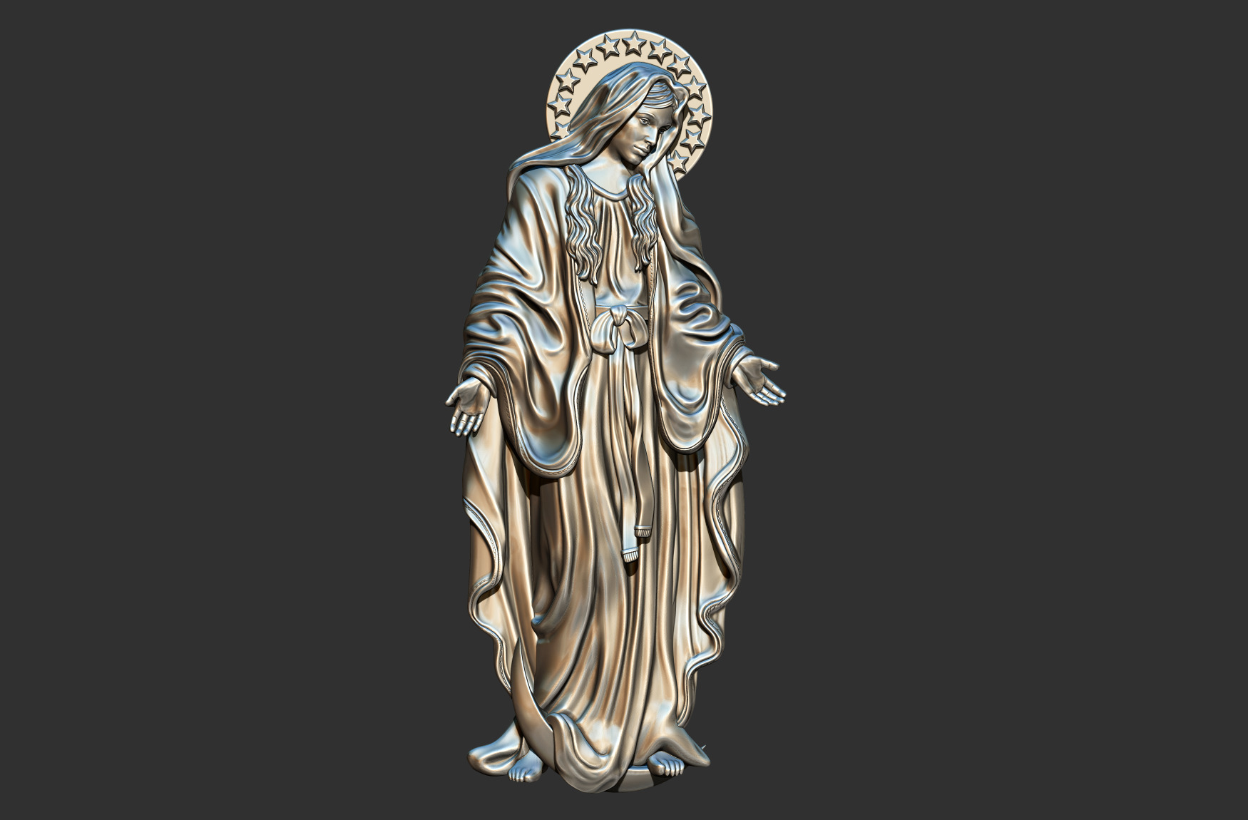 Immaculate Conception - Imaculada Conceicao 3D print model_1