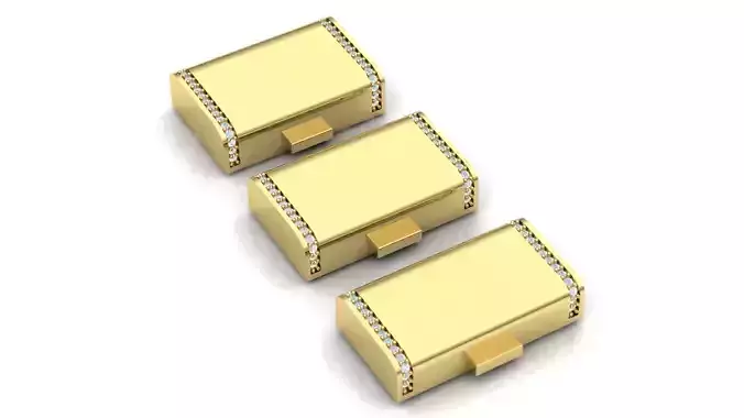 PACK Cuban Locks with Diamonds Sides 14mm 15mm 16mm