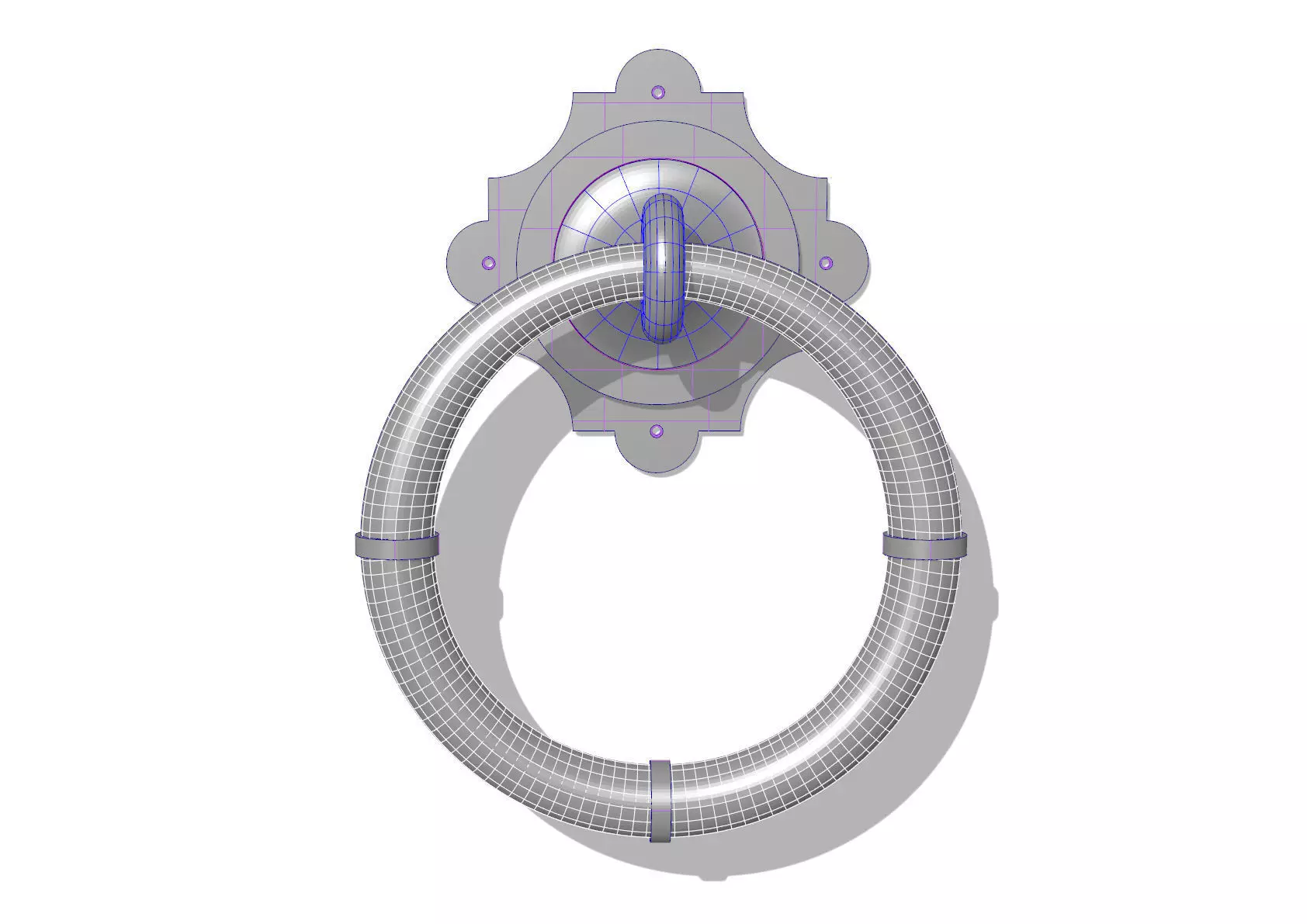 Door Knocker 3D print model_0