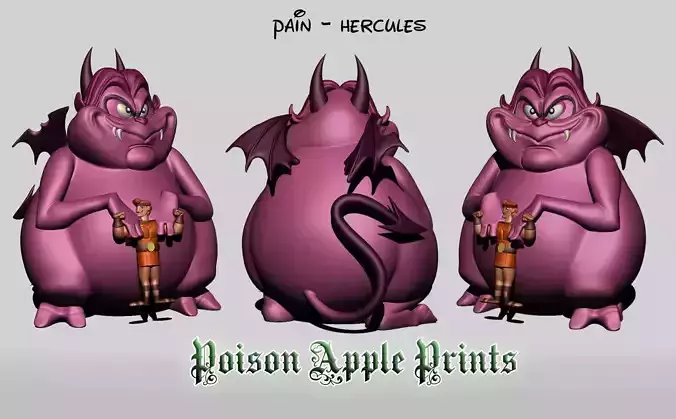 Pain Character Model - Hercules 