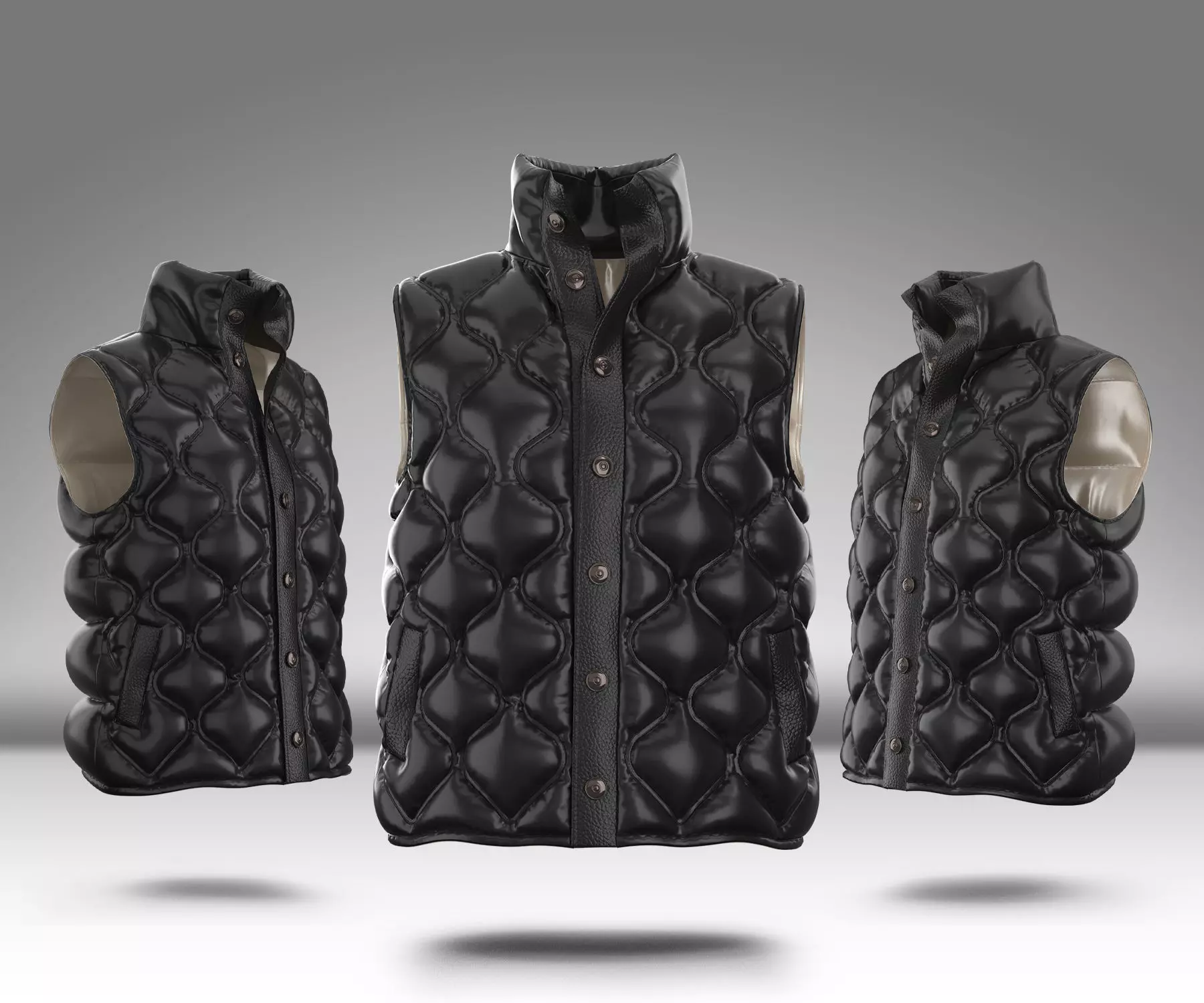 Puffer Jacket 03  3D model_0