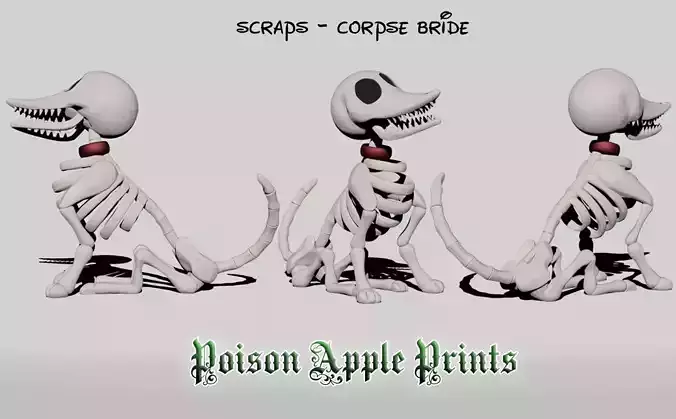 Scraps Character Model - Corpse Bride 