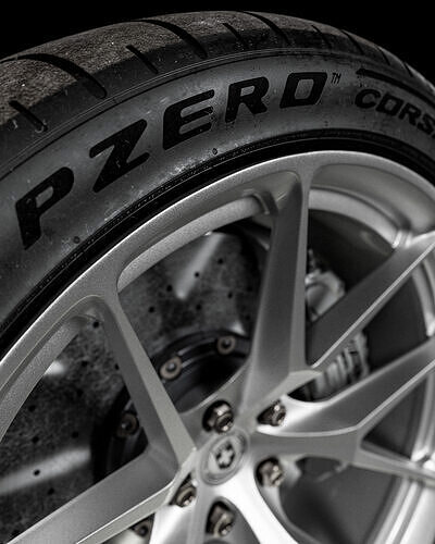 Pirelli P ZERO CORSA 335 30 R20 3D model 2