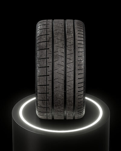 Pirelli P ZERO CORSA 335 30 R20 3D model 7