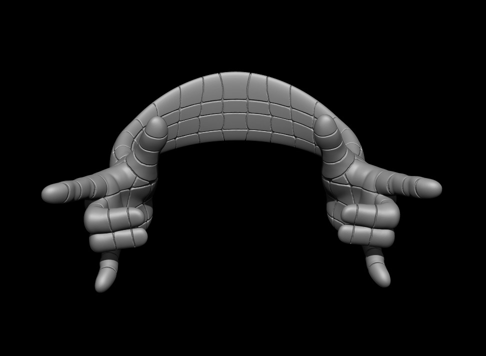 3D Phone Stand SpiderMan Hands 3D print model_1