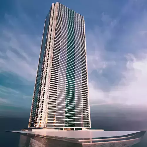 Modern Building Concept V303 3D model