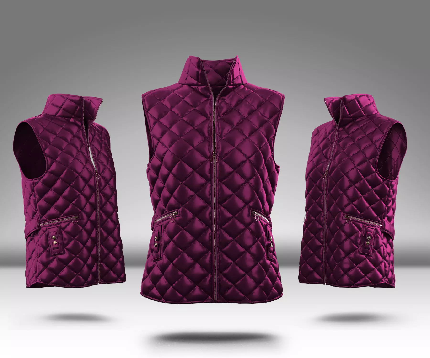 Puffer Jacket 04  3D model_0