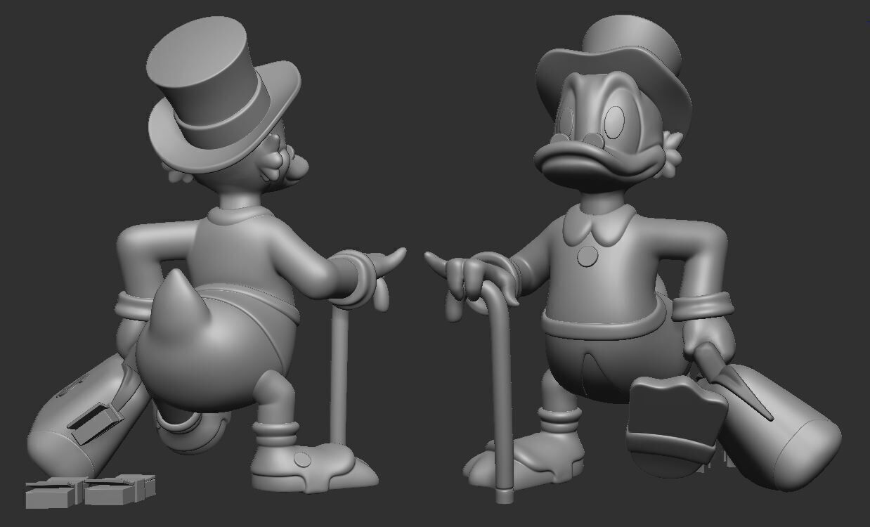 Scrooge McDuck 3D print model_1