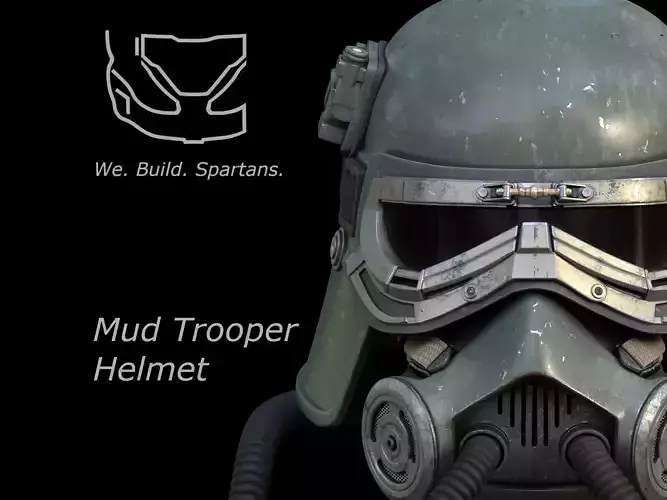 Imperial Mud Trooper helmet 3d print file