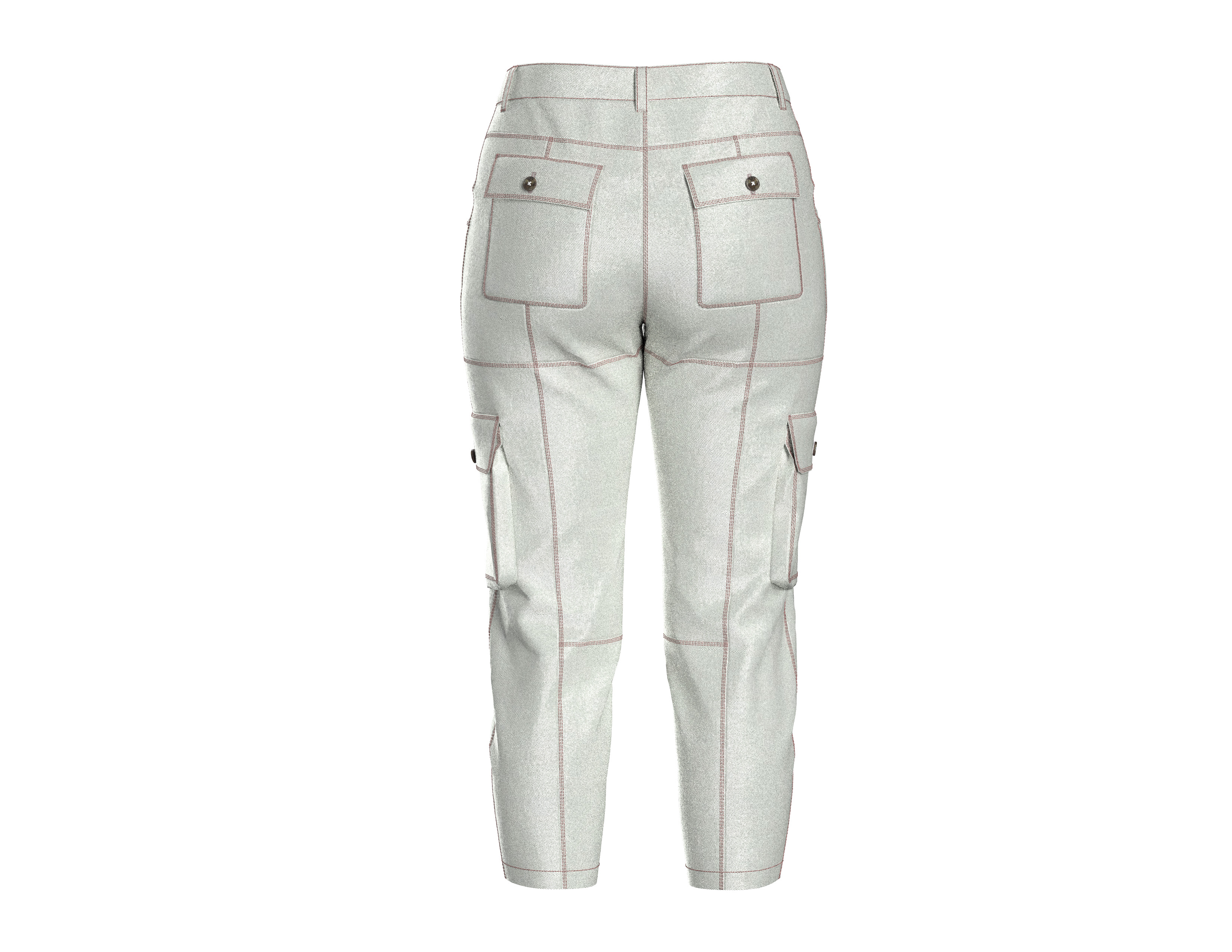 93 coat with capri for women 3D print model_6