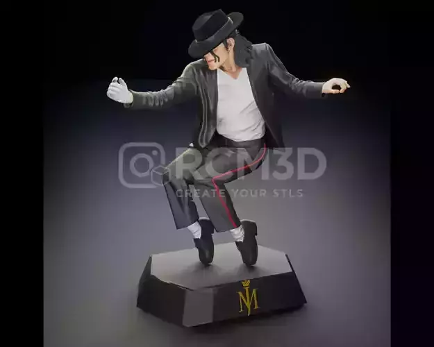 Michael Jackson Toe Stand dance move statue