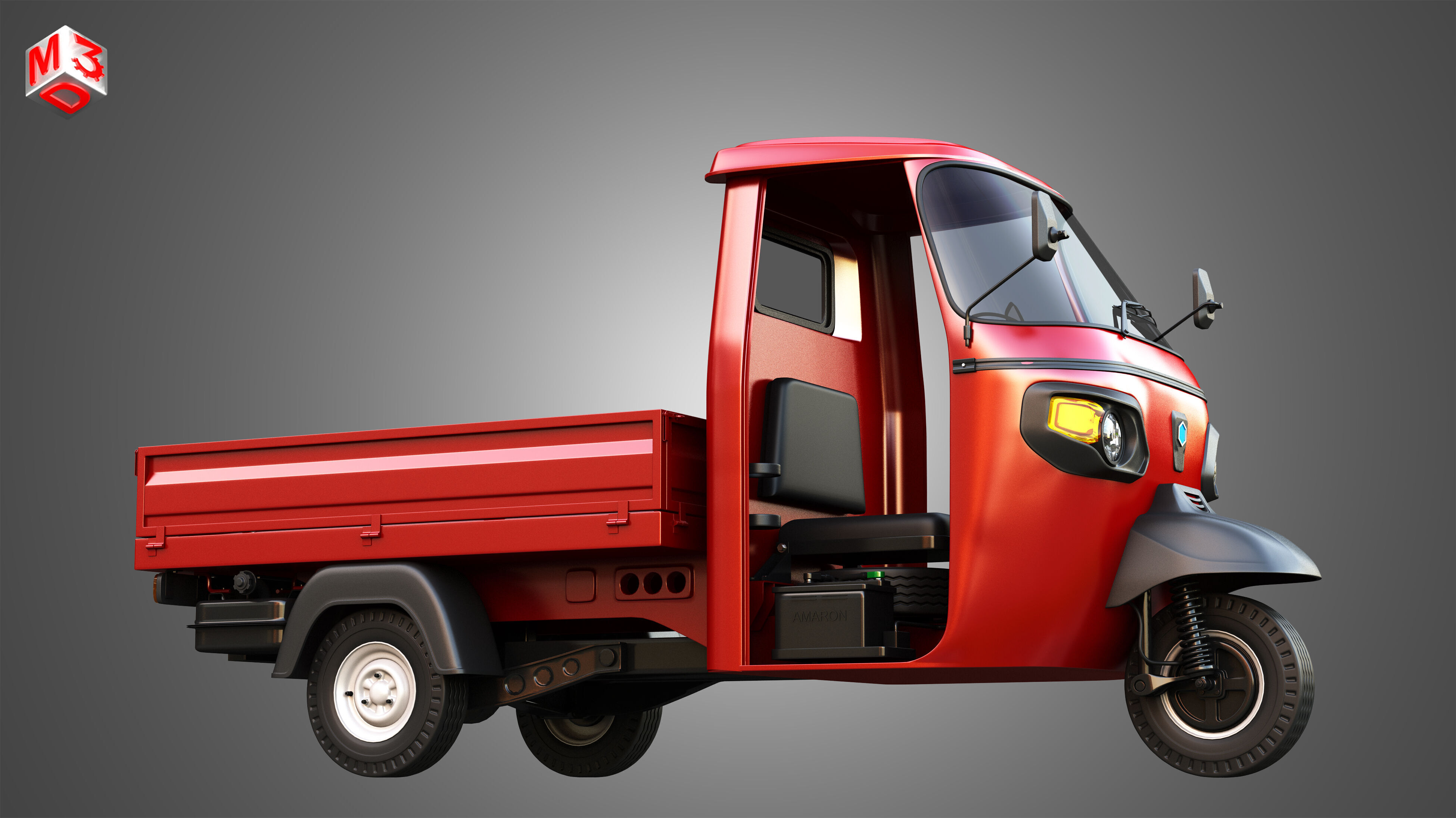 Piaggio Ape Xtra HT 300cc CNG Normal 3D model_8