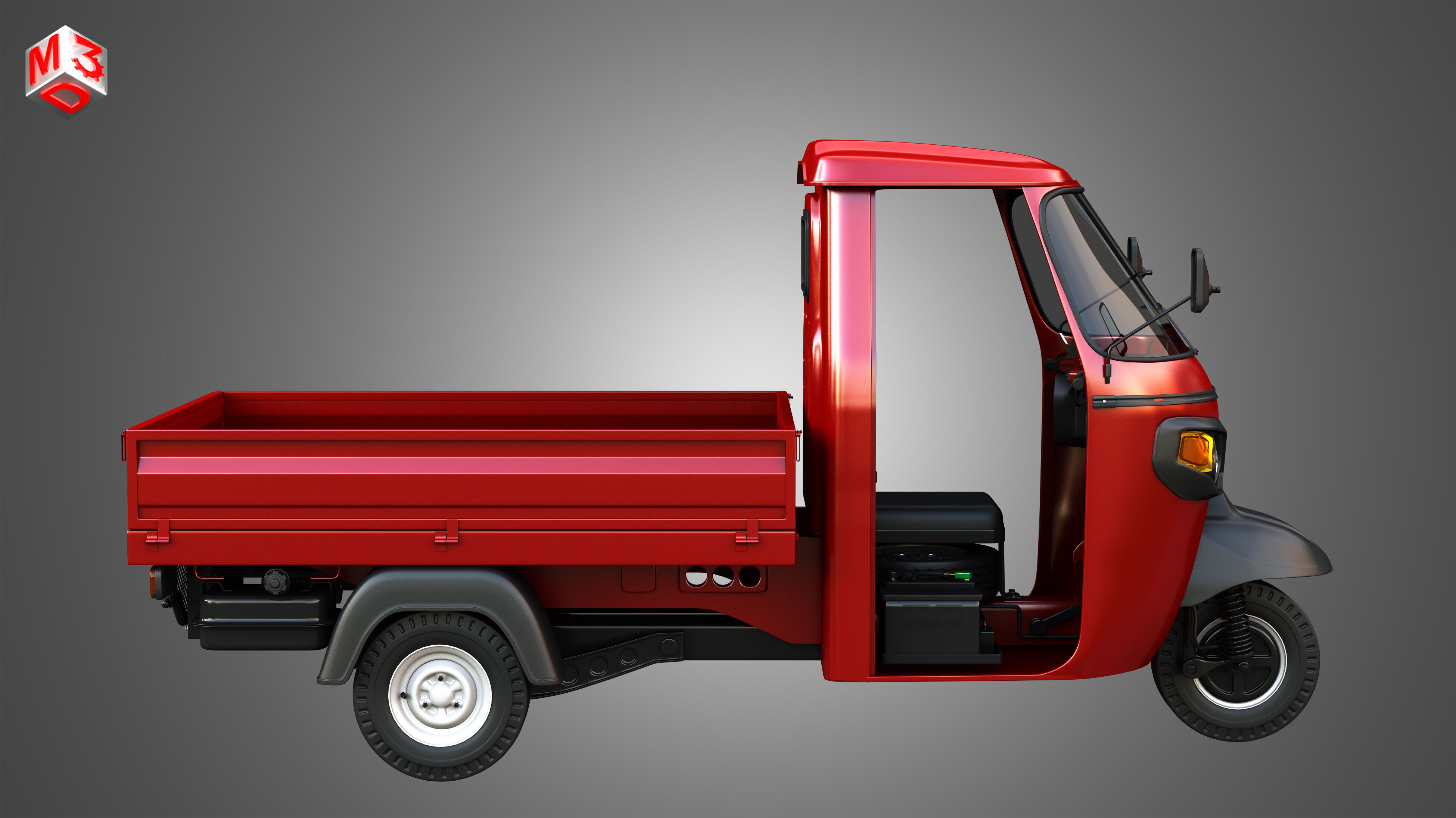 Piaggio Ape Xtra HT 300cc CNG Normal 3D model_5