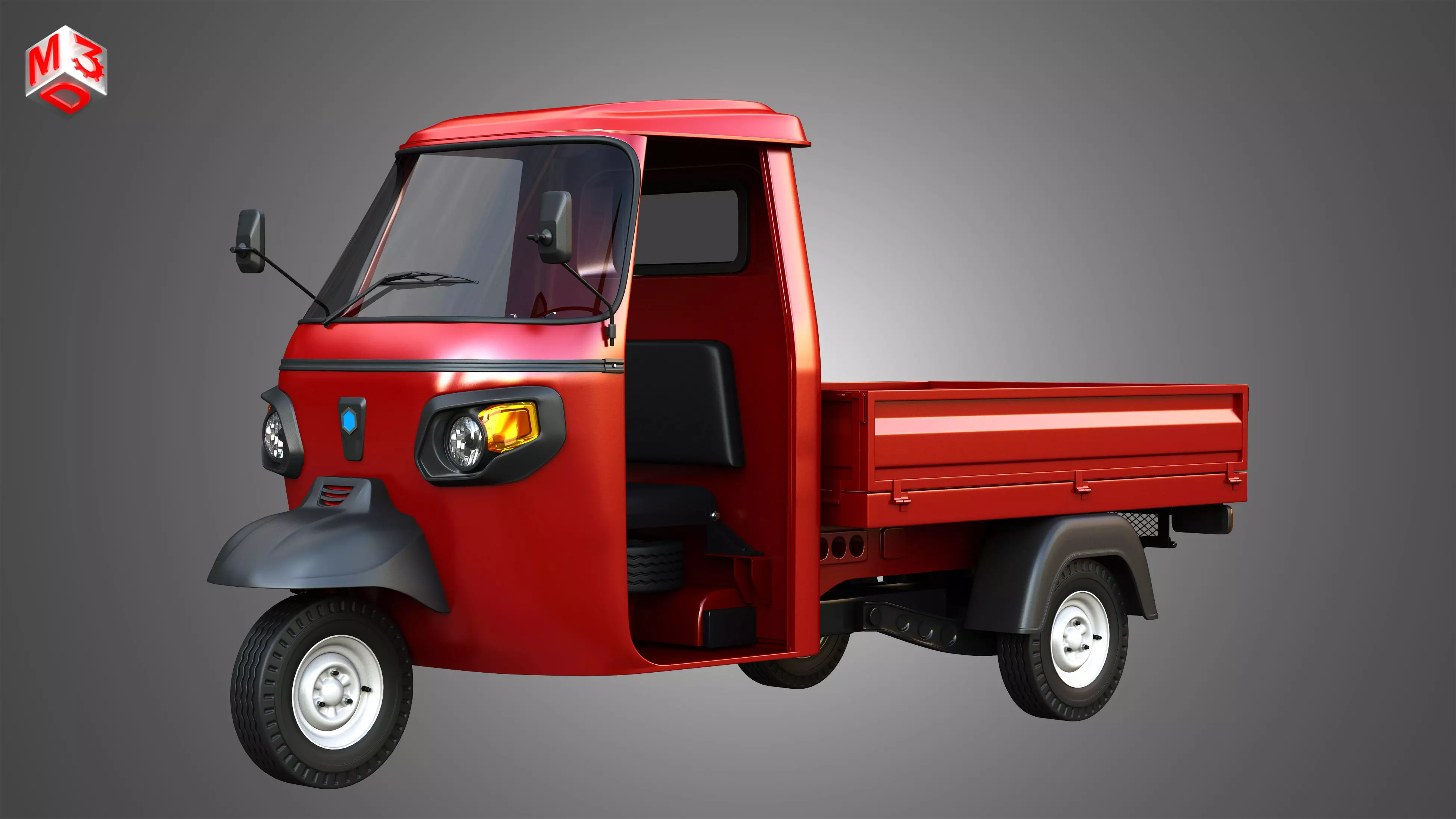 Piaggio Ape Xtra HT 300cc CNG Normal 3D model_0