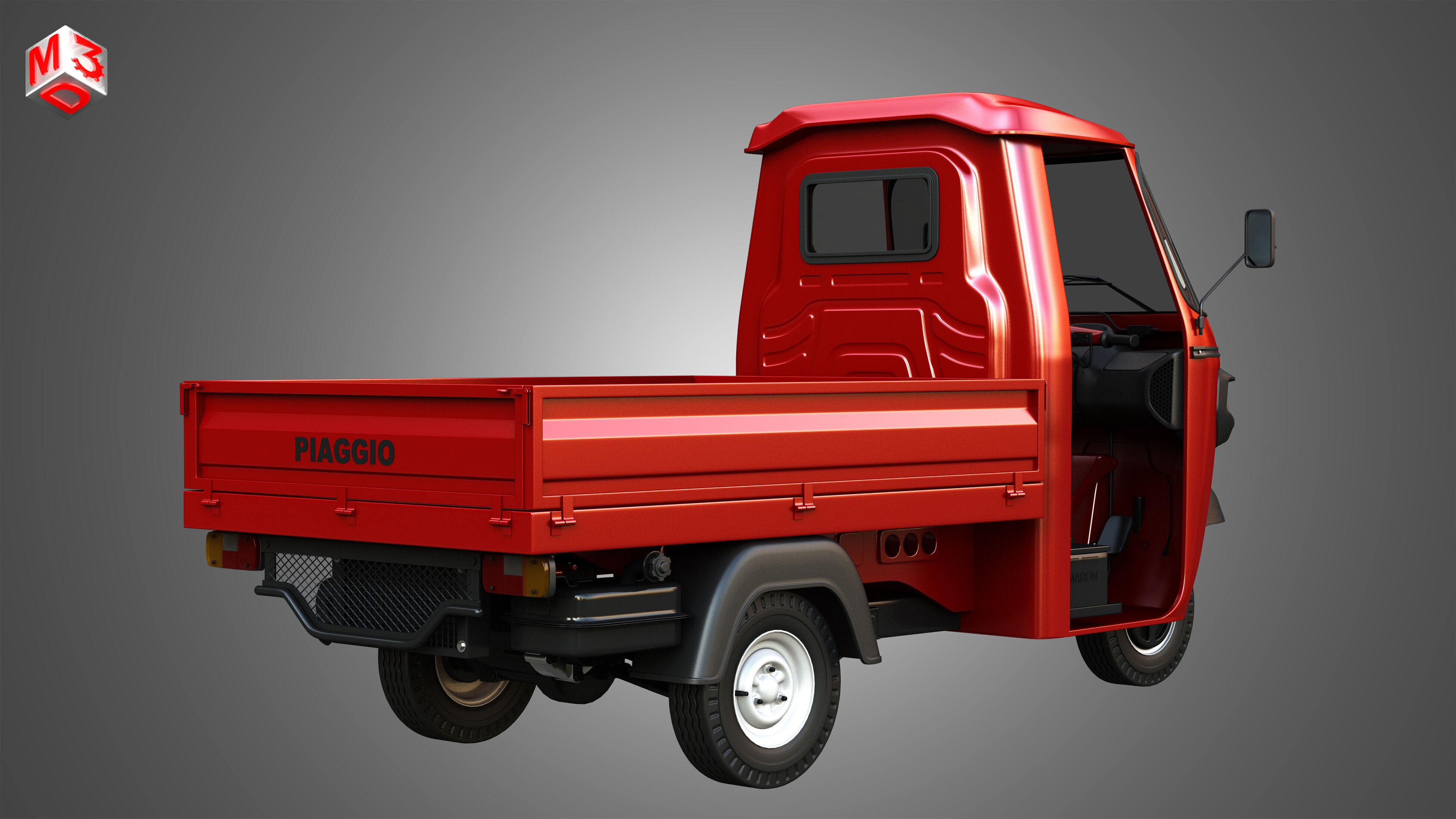 Piaggio Ape Xtra HT 300cc CNG Normal 3D model_1