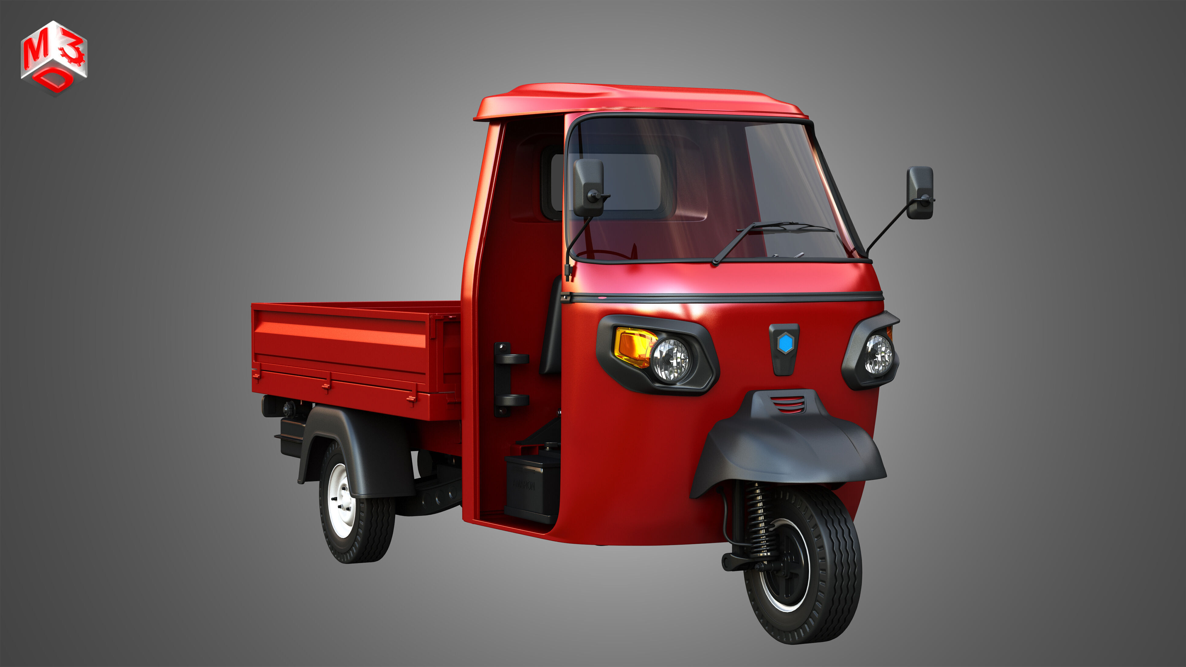 Piaggio Ape Xtra HT 300cc CNG Normal 3D model_12