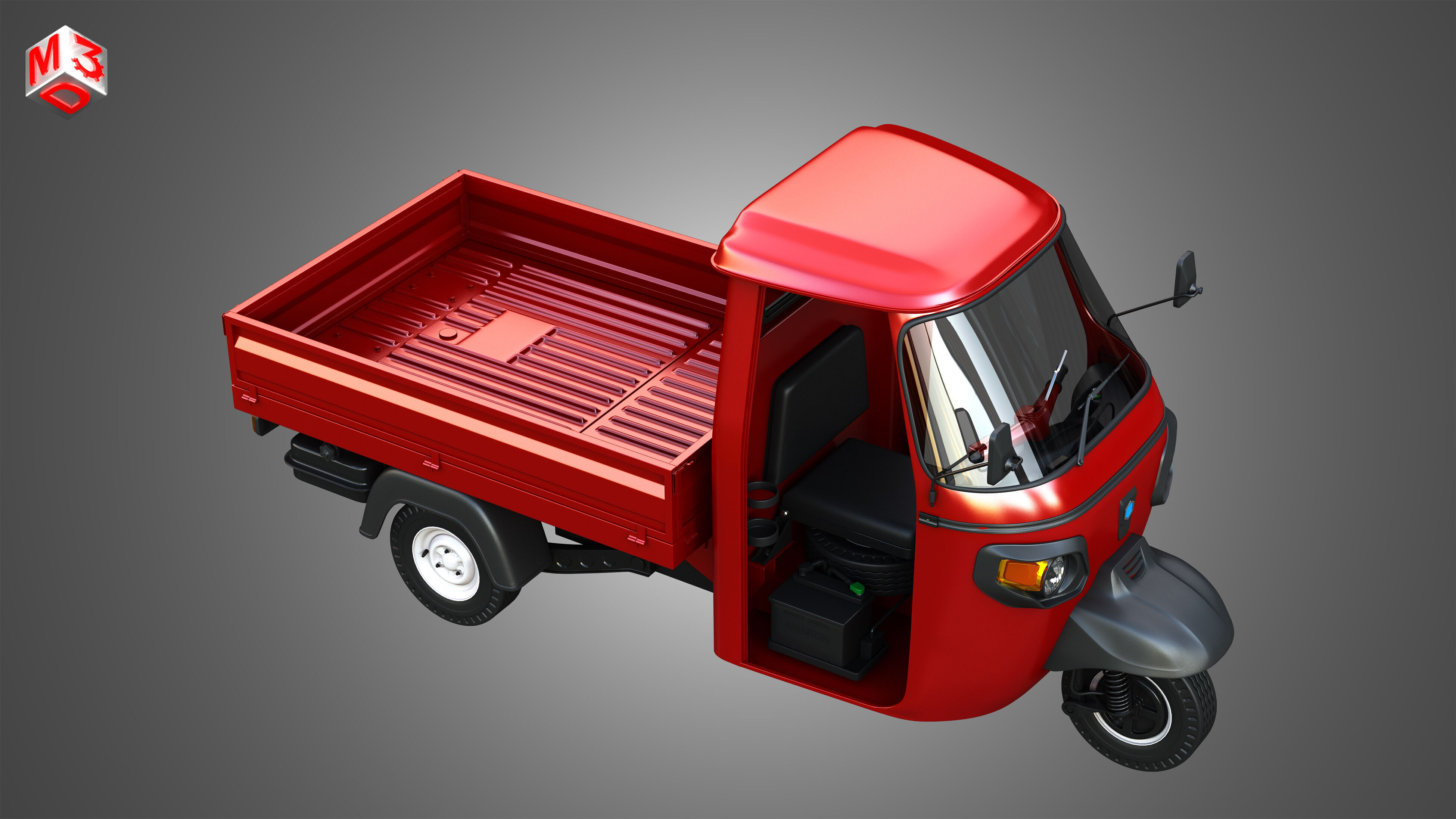 Piaggio Ape Xtra HT 300cc CNG Normal 3D model_20