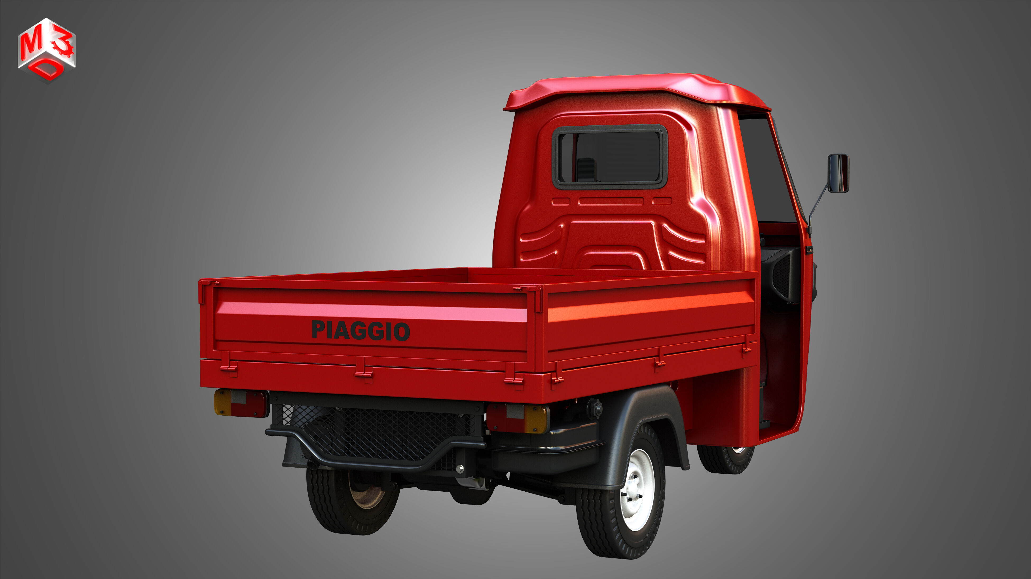 Piaggio Ape Xtra HT 300cc CNG Normal 3D model_11