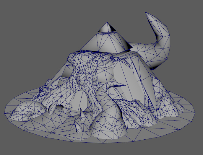 Marmoset Py Ramid Low-poly 3D model_4