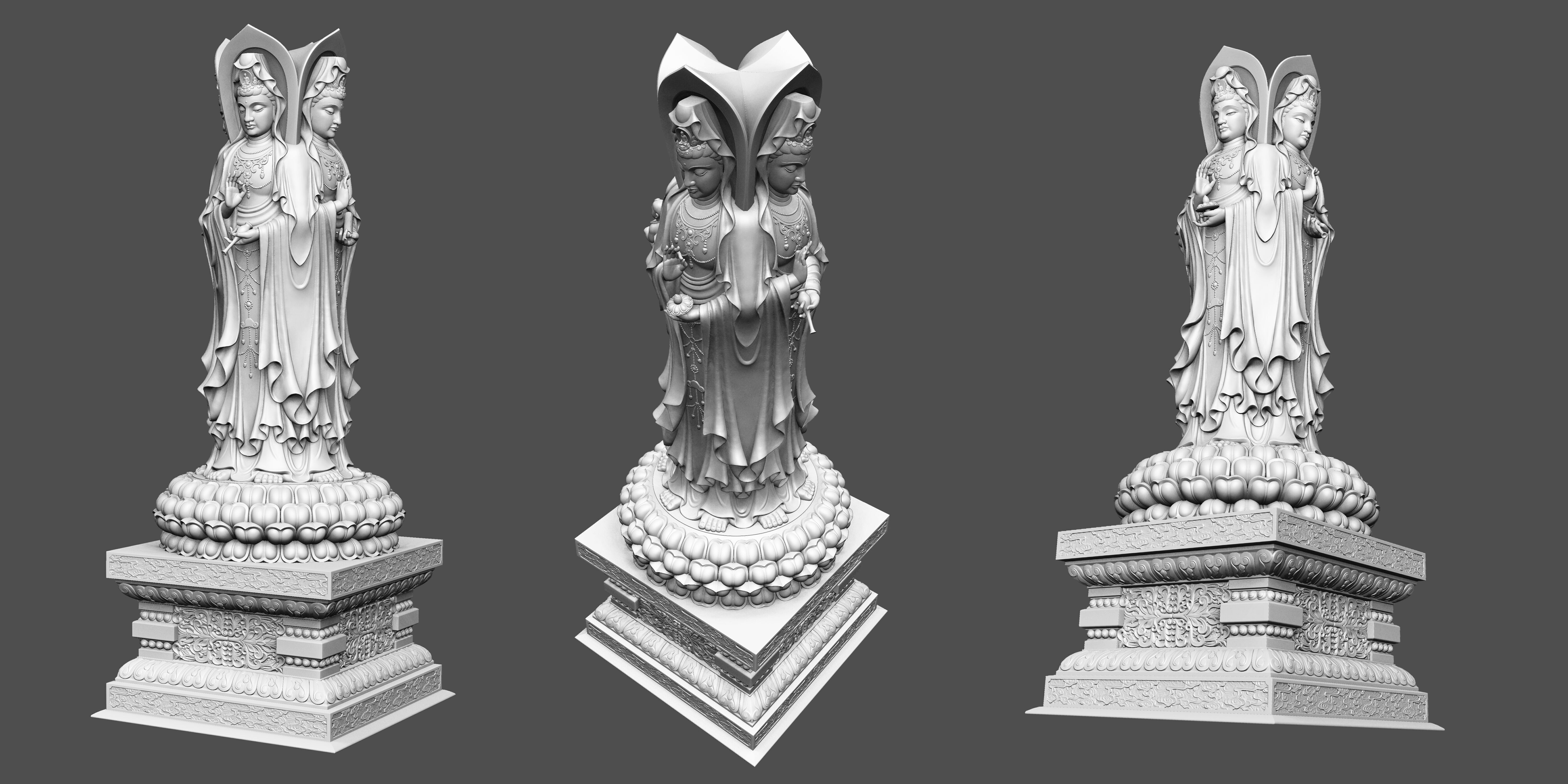 bodhisattva 3D model_6