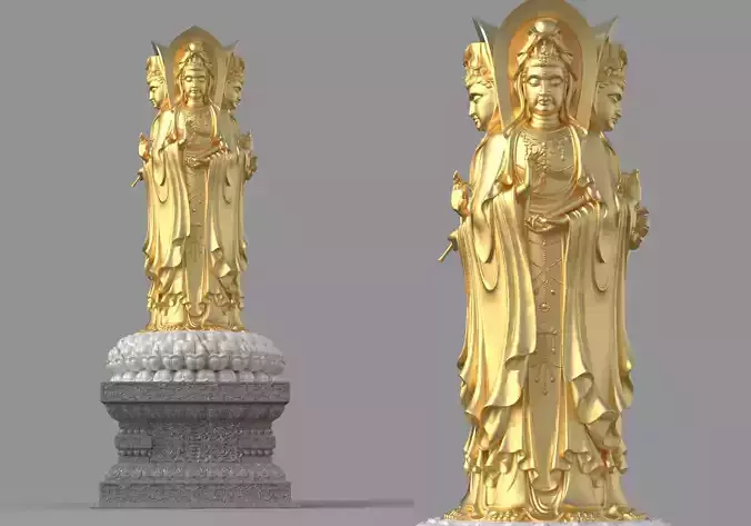 bodhisattva 3D model