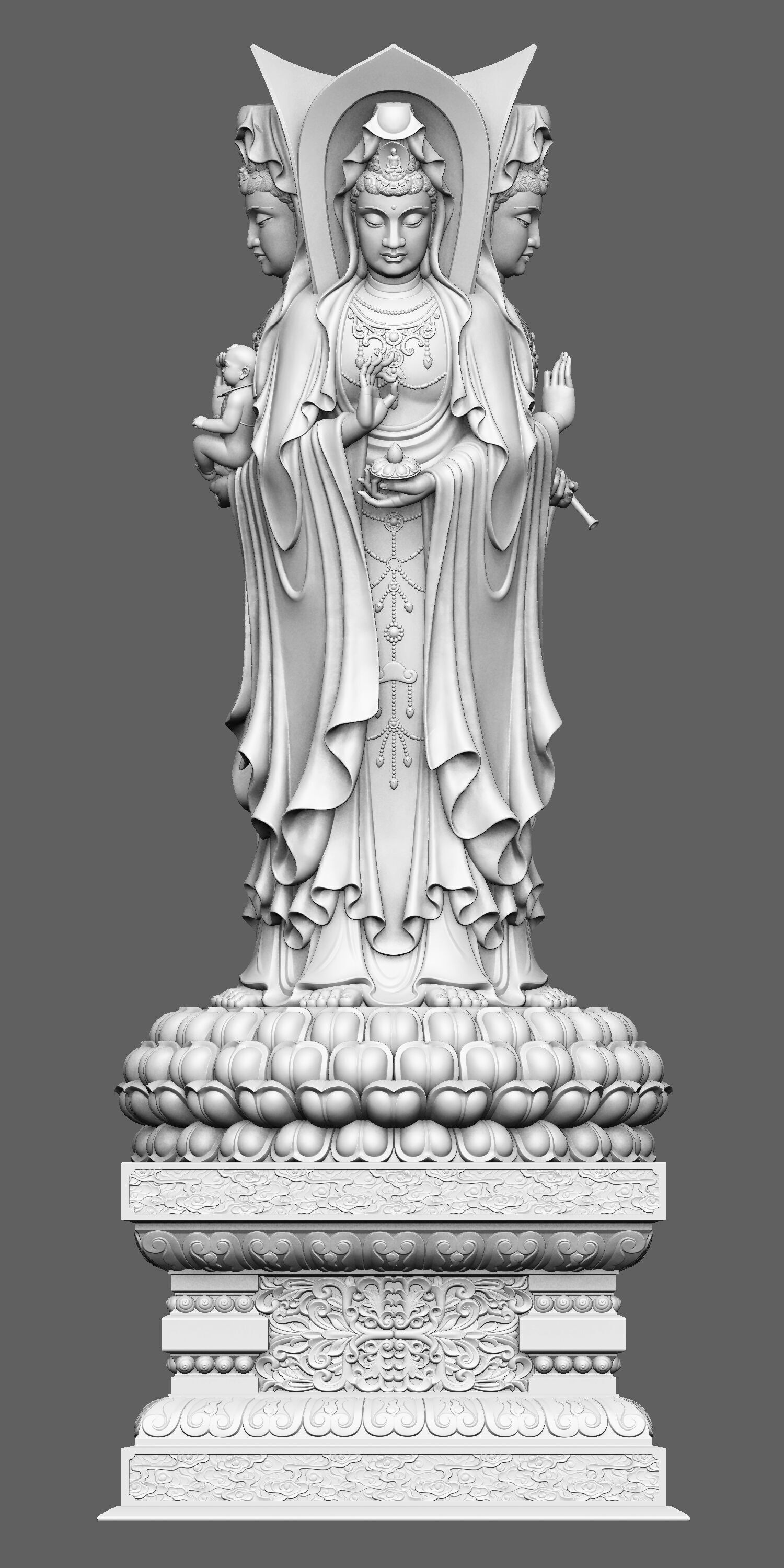 bodhisattva 3D model_8