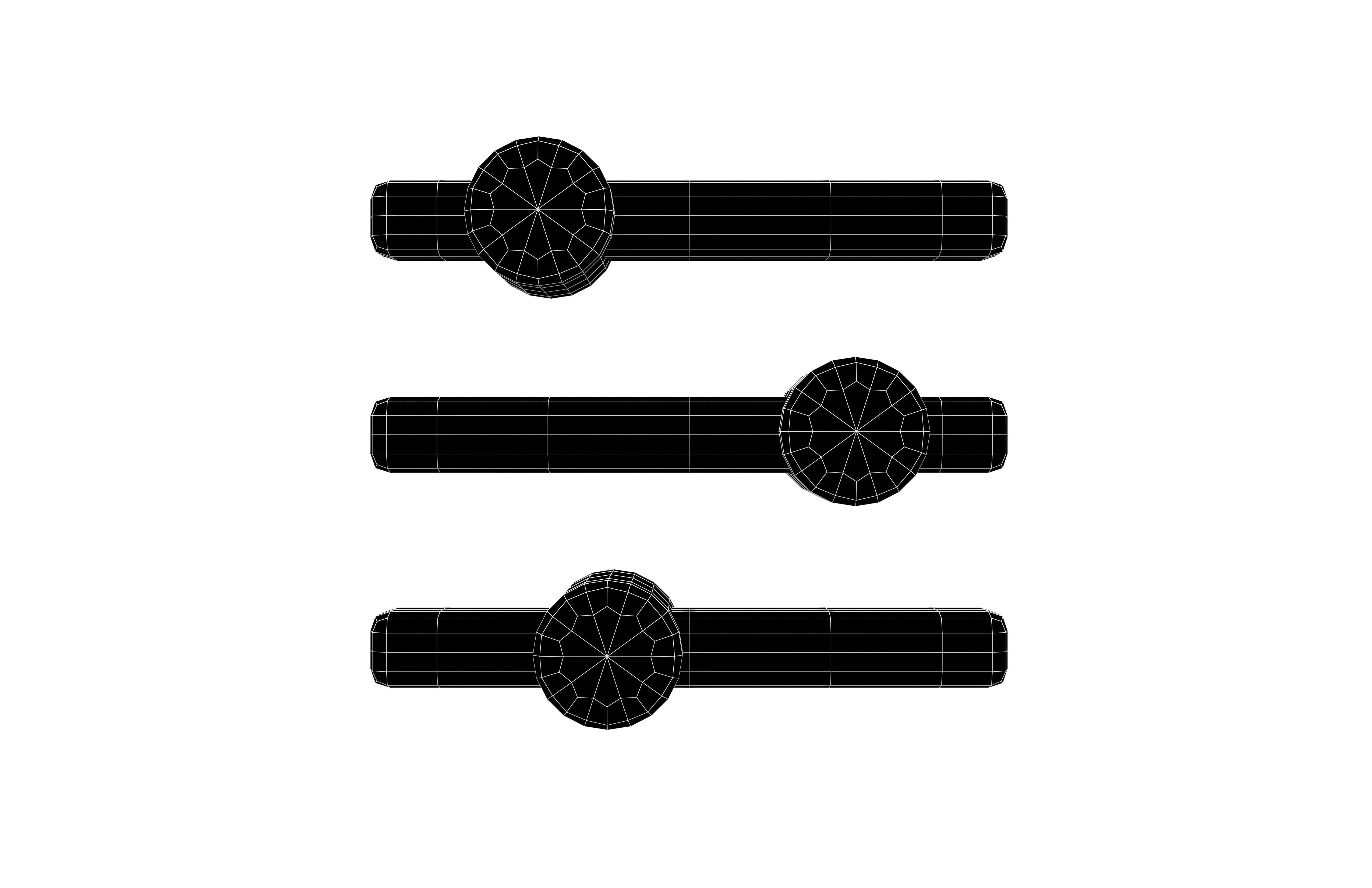 Settings Control Slider Icon v1 001 Low-poly 3D model_5