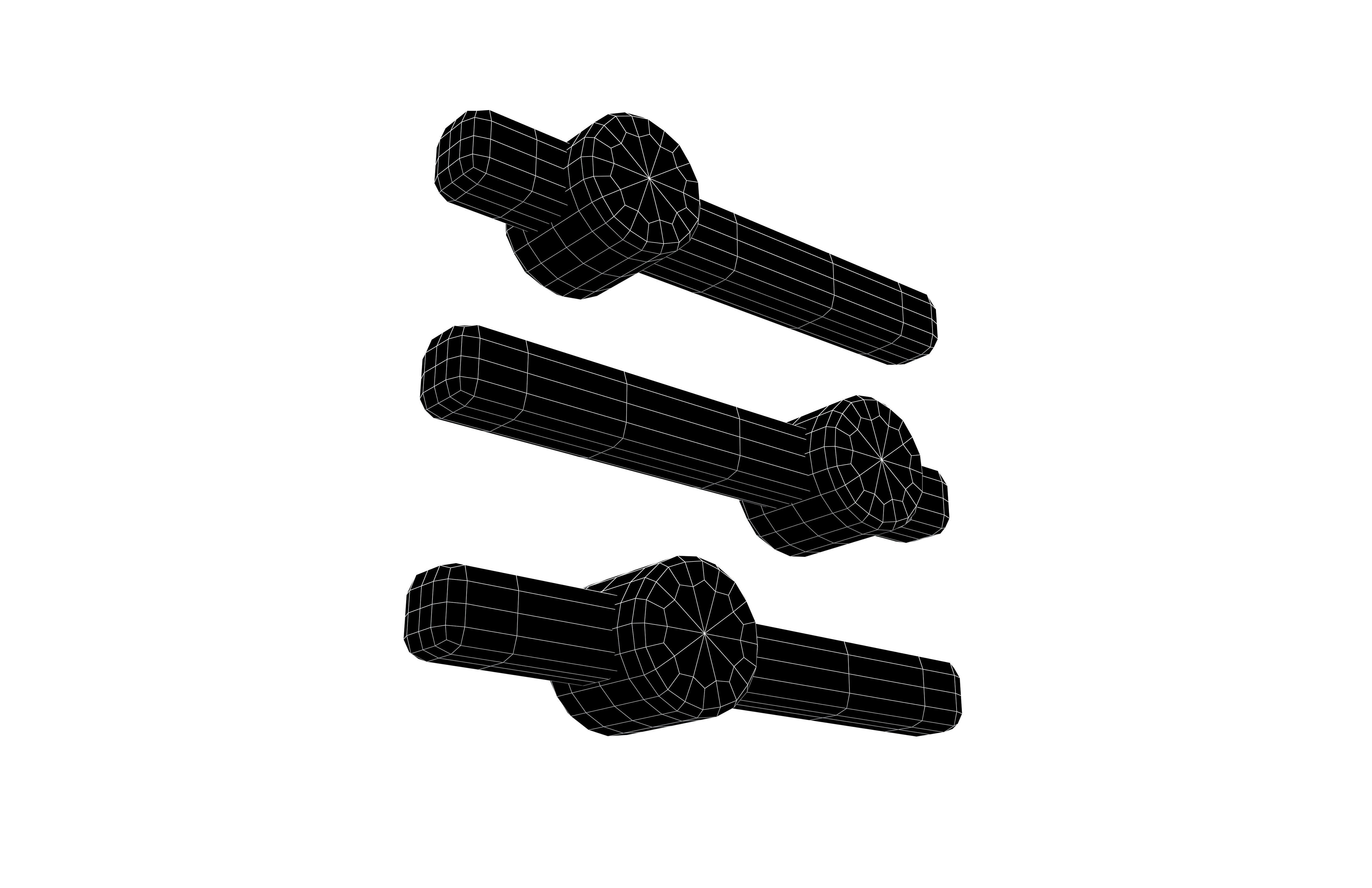 Settings Control Slider Icon v1 001 Low-poly 3D model_7