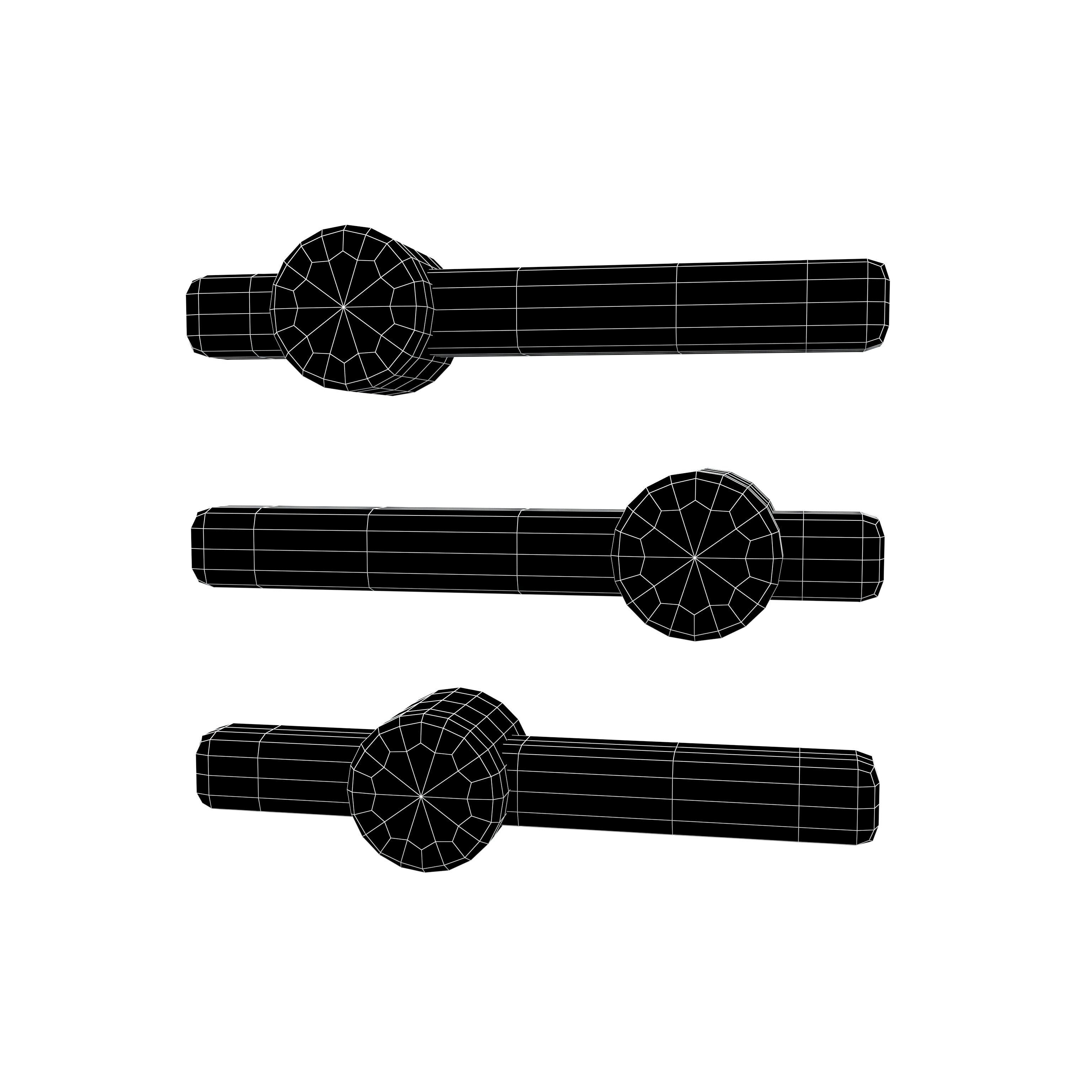 Settings Control Slider Icon v1 001 Low-poly 3D model_4