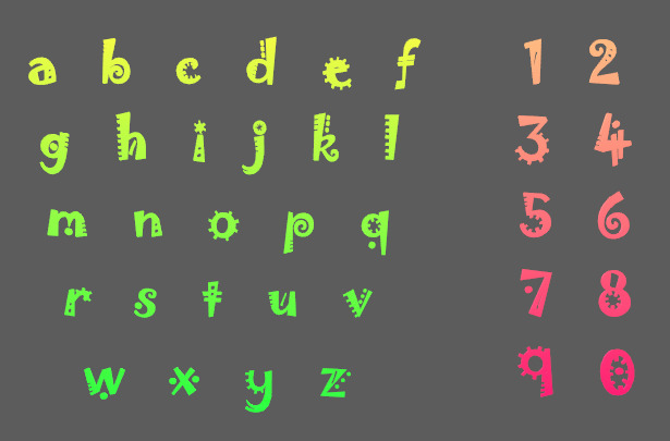 Personalized special letters Low-poly 3D model_9