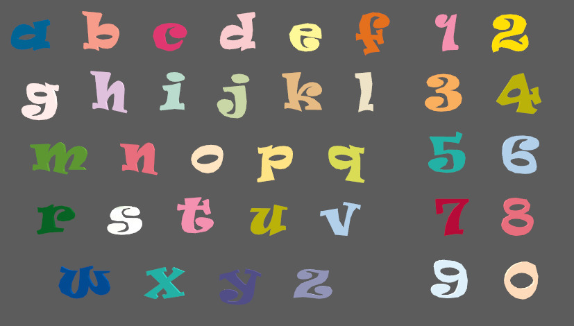 Personalized special letters Low-poly 3D model_10