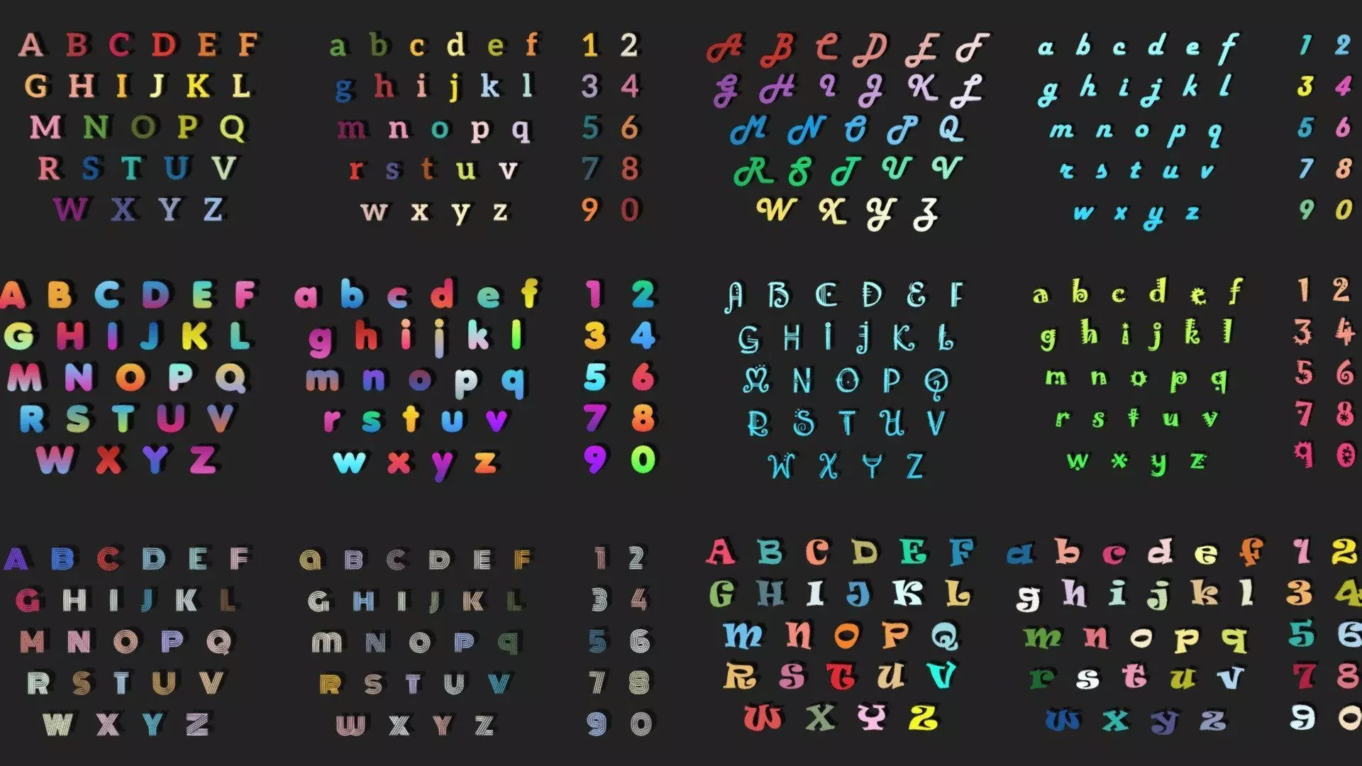 Personalized special letters Low-poly 3D model_0